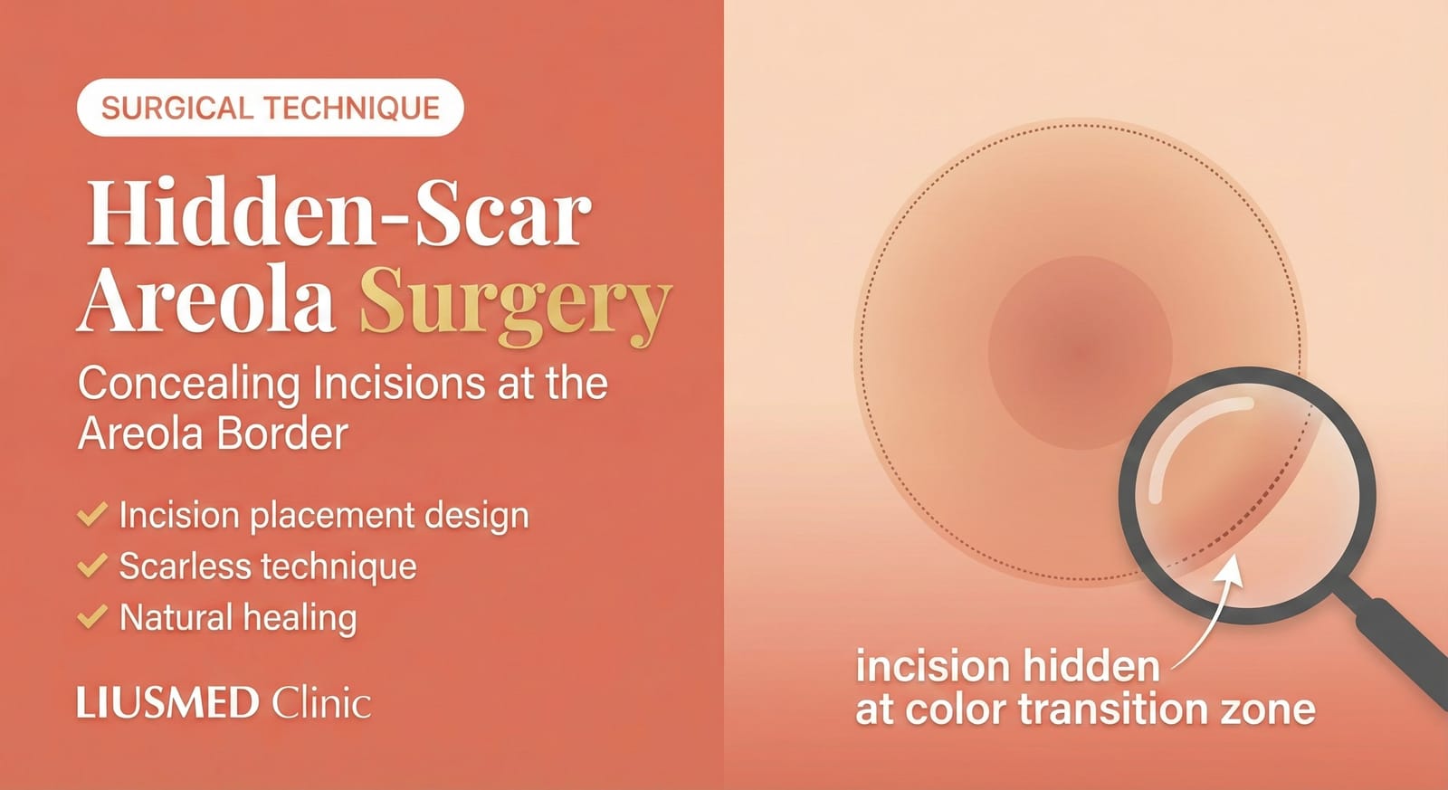 Hidden-Scar Areola Surgery: Concealing Incisions at the Areola Border